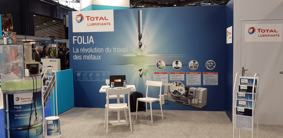 Total Lubrifiants' stand for Folia at 2019 Global Industrie
