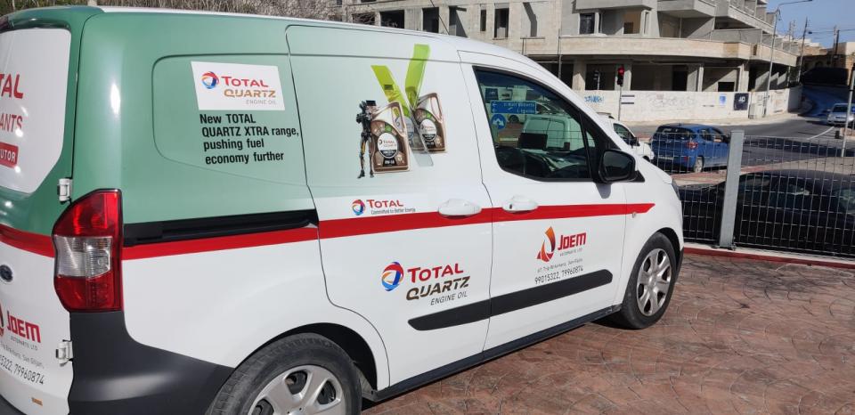 Vehicle branding campaign by Total Hellas